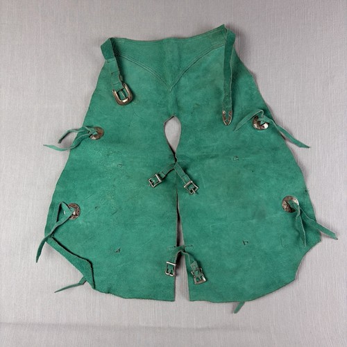 Vintage turquoise suede - turquoise,