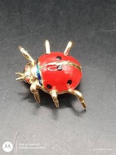 Small Gold Tone Enamel