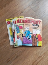16 Rupert Comics 1982 and 1983 as a bundle, Slightly yellowy, But in good order