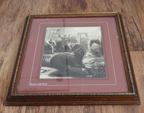 Antique victorian etching - antique,