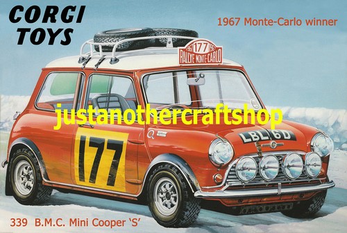 Corgi toys 339 mini - toys, cooper