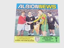 1979UEFA Cup Q/Final 2nd Leg**WEST BROMWICH ALBION v RED STAR BELGRADE*21 Mar 79