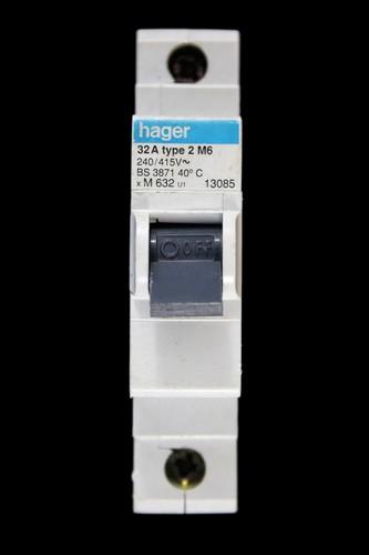 Hager amp type m6 - amp, 2