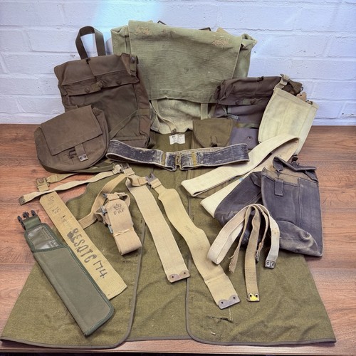 Vintage military webbing - vintage,