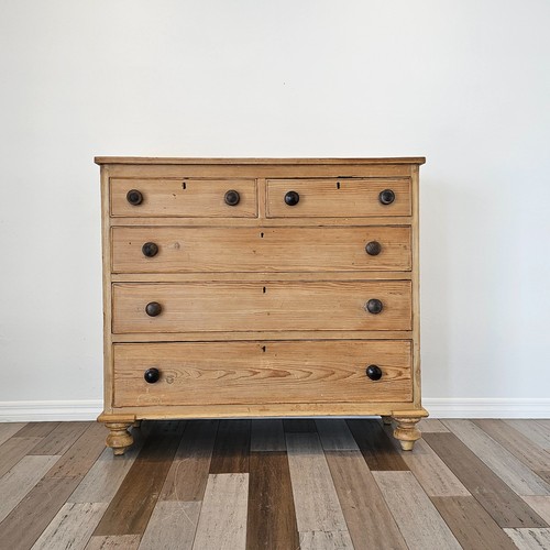 Antique english pine dresser - antique,