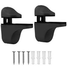 Glass Shelf Brackets Wall Mount 2 Pieces Floating Shelf Brackets