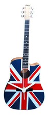 Union Jack Guitar Clock -