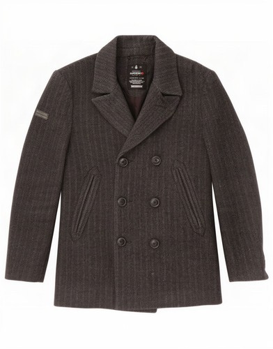 Superdry mens pea coat 40 - superdry,