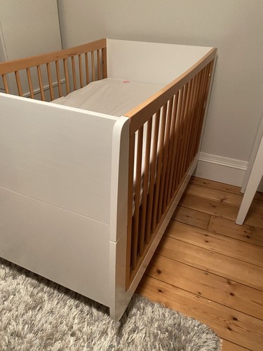 Snuzkot skandi oak cot bed - cot, +