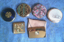 JOB LOT OF 6 POWDER COMPACTS KIGU STRATTON VICCI YARDLEY