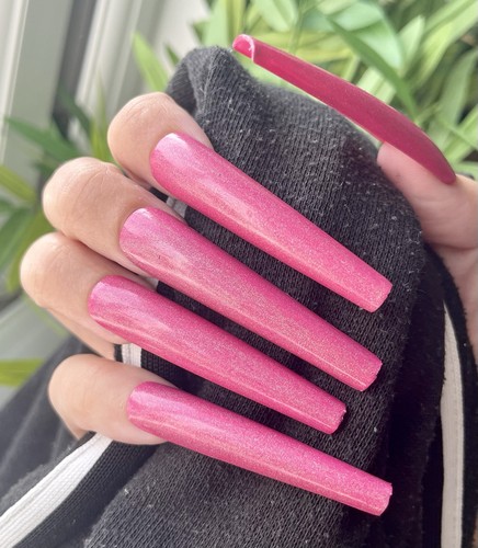 Magenta pink holographic - magenta,