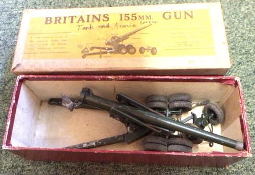 Britains 155mm cannon gun - britains,