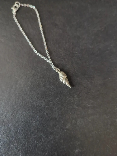 Silver colour shell - , charm
