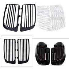 for Harley Electra Glide Low Ultra Limited FLHTKL Radiator Grills&Screens Black