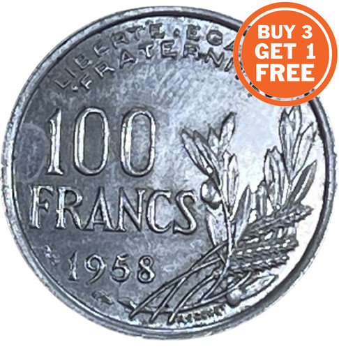 100 french francs 1954 - french,