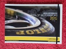 2012 DUNLOP MEDIA GUIDE LE MANS WORLD GT TOURING ROAD FIM MOTO TYRE TECHNOLOGY