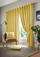 Ochre Yellow Jacquard Pair