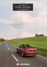 Vauxhall Astra Convertible 2.0i Mk3 1993-94 UK Market Sales Brochure