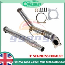 STAINLESS EXHAUST 3" DECAT DE