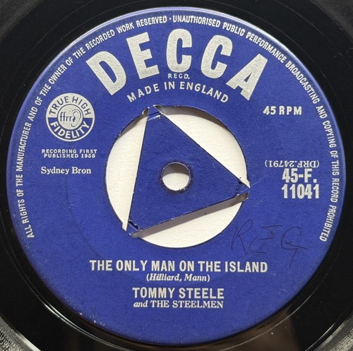 Tommy steele the only man - tommy,