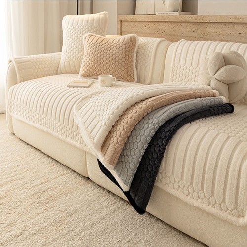 Short plush sofa - cover, 1-4