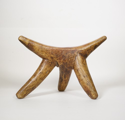 Headrest african wood tribal - african,