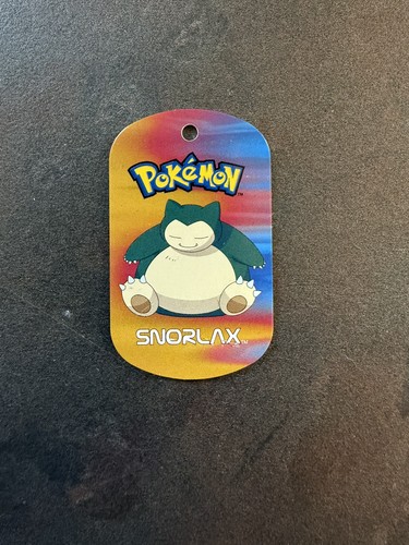 Pokemon metal tags snorlax - pokemon, -snorlax