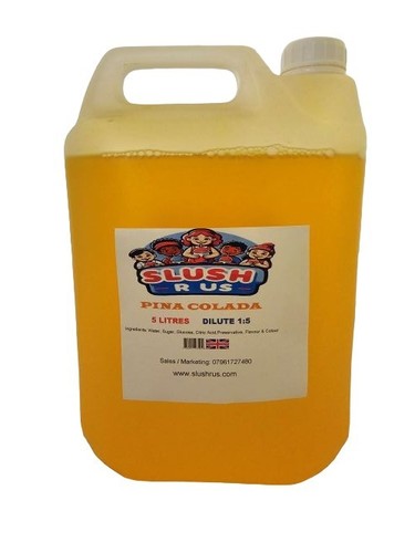 Pina colada slush puppy - colada, syrup