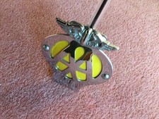 VINTAGE CAR BADGE.( AA , Type 2 Sports Car Rear View Mirror Type, Issue 89841 Z.