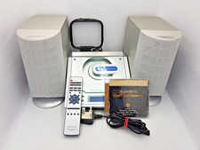 Kenwood HM-233 Micro HiFi Component System CD Player Receiver AM FM Radio Silver