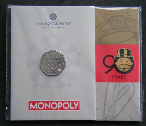 2025 years monopoly 50p - of,