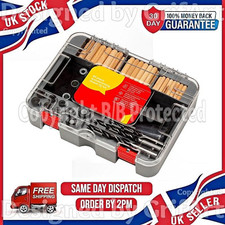 84PC WOODWORKING DOWEL DOWELING JIG SET KIT WOOD DRILLING HOLE SIZE DRILL GUIDE