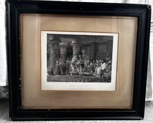 Antique engraving pastime - “,