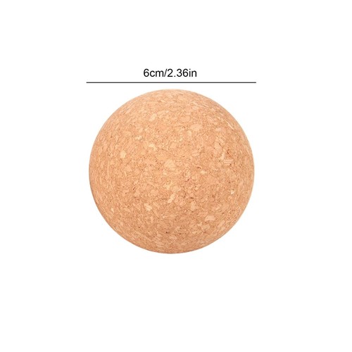6cm cork massage ball free - 6cm,