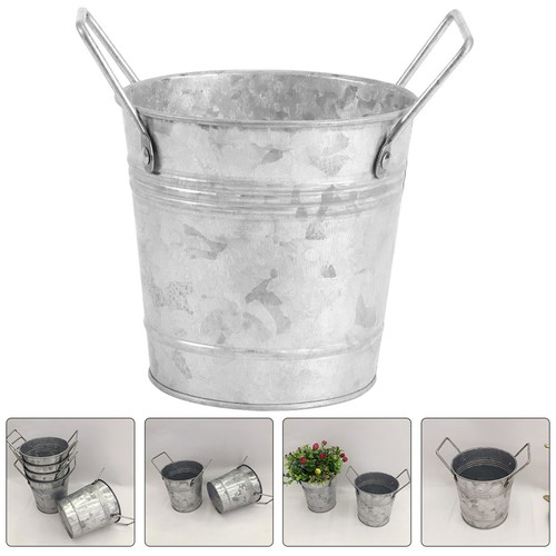 2pcs silver galvanized metal - 2pcs,