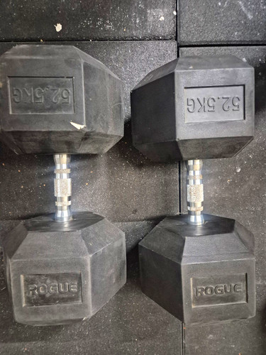 Rogue 5kg hex dumbbells - rogue, 52.5kg