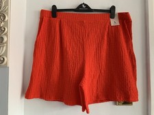 BNWT By TU Red Textured Shorts