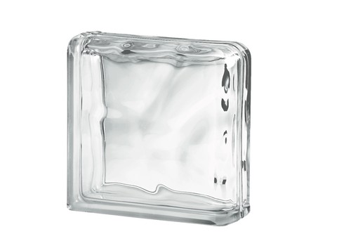 Clear wave double - end, glass