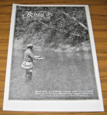 1921 Vintage Ad Bristol Steel