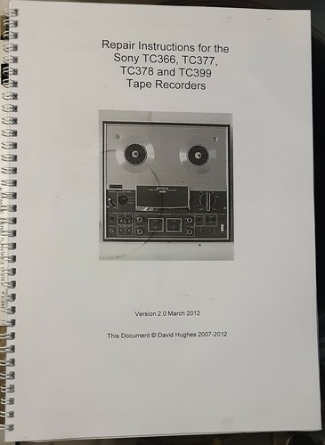 Sony tc377 repair - sony, kit