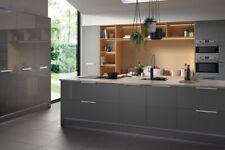 Kitchen Unit Cupboard Door & Drawer fronts Acrylic Ultra Gloss Anthracite Grey