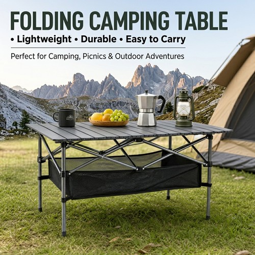Foldable aluminium camping - foldable,