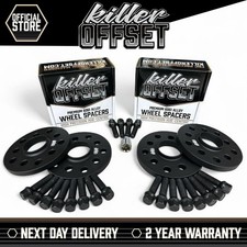 Black Wheel Spacers 15mm 20mm