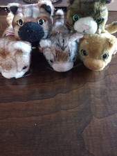 Original Cat Artist Collection Mini Plush Toys Set of 5 Retired