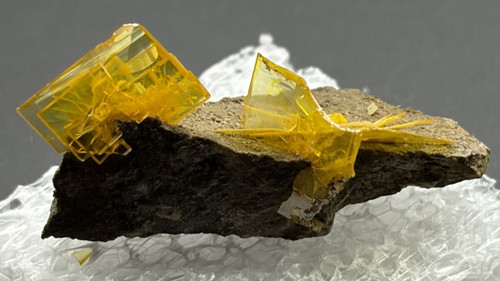 Quartz dioptase specimen - dioptase,
