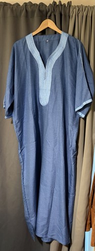 Moroccan blue cotton - moroccan,