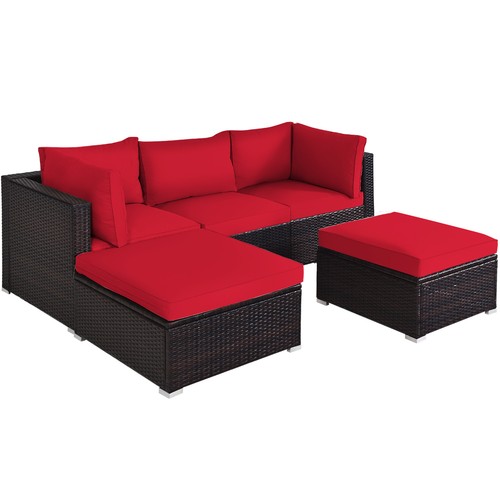Patio 5pcs rattan furniture - rattan,