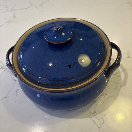 Denby imperial blue casserole - blue,