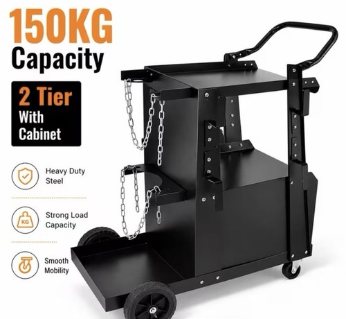 Tier welding cart heavy duty - 2-tier,