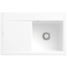 Villeroy & Boch Subway Style 45 1.0 Bowl Ceramic Kitchen Sink LHD